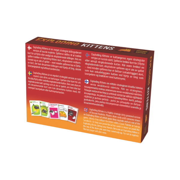 Exploding Kittens Original Nordic - bagside