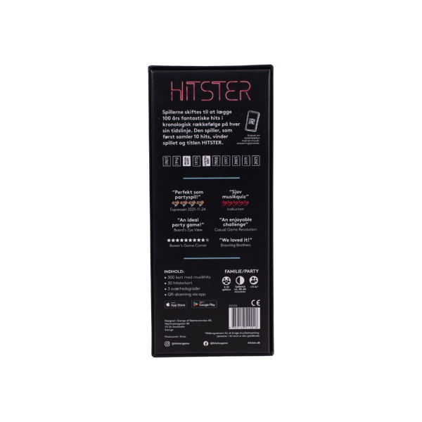 Hitster Music - musikquiz bagside