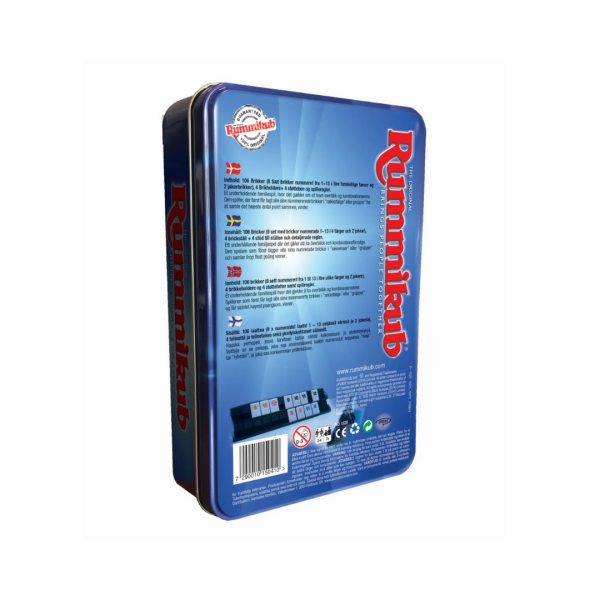 Rummikub Travel Nordic rejsespil bagside