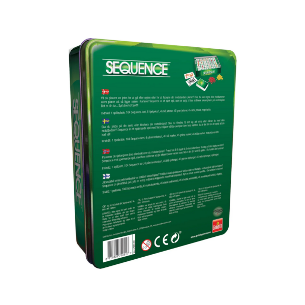 Sequence Travel Nordic - rejsespil bagside