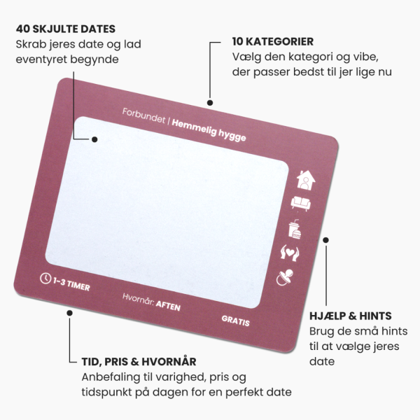 Date Nights - skrabekort - aktiviteter for par - meaningful moments - par spil - lad-os-spille