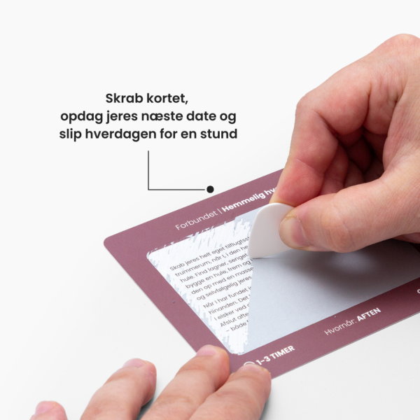 Date Nights - skrabekort - aktiviteter for par - meaningful moments - par spil - lad-os-spille