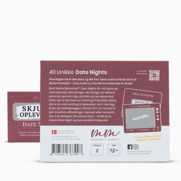 Date Nights - skrabekort - aktiviteter for par - meaningful moments - par spil - lad-os-spille