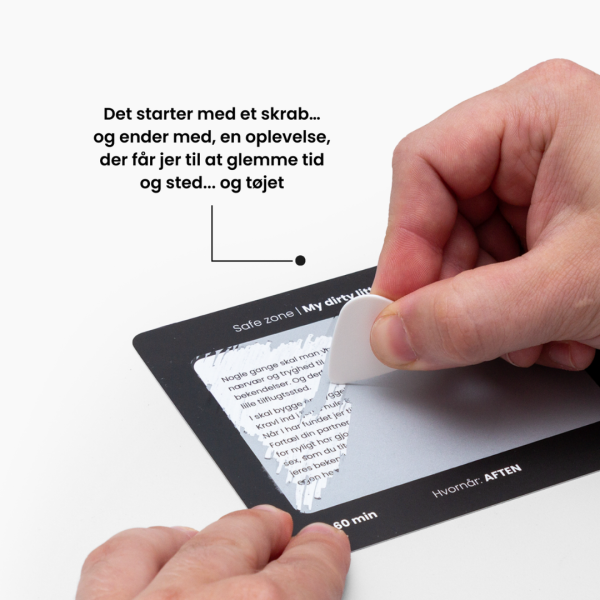 Under lagnerne - skjulte oplevelser - meaningful moments - fraekke oplevelser - erotiske spil - par tid - parspil - lad-os-spille