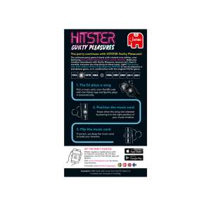 Hitster Guilty Pleasures - Dansk - musikquiz - quizspil