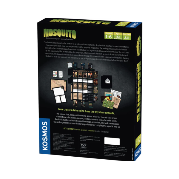 Masters of Crime Mosquito - eng - mysteriespil - escape room spil