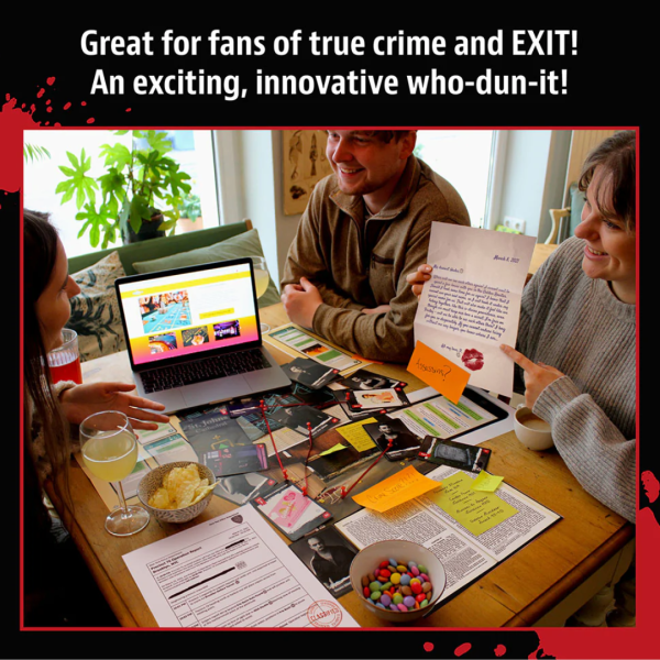 Masters of Crime Vendetta_eng - mysteriespil - escape room spil - voksenspil