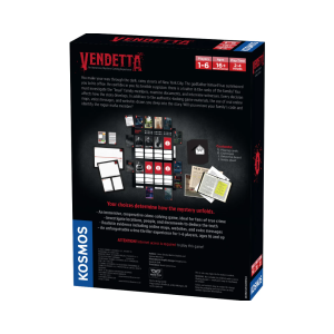 Masters of Crime Vendetta_eng - mysteriespil - escape room spil - voksenspil_bagside