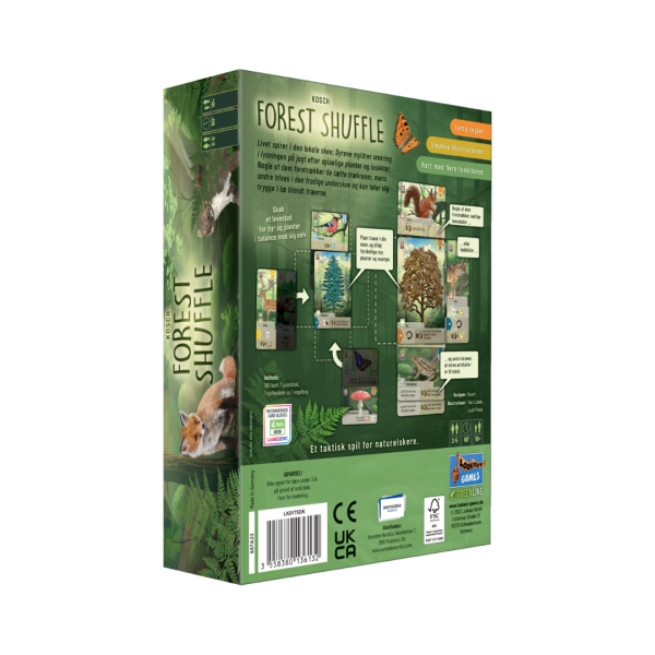 Forest Shuffle - Dansk - braetspil - voksenspil - familiespil - spil for 2 personer