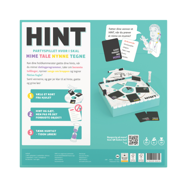 Hint Classic - quizspil - familiespil - braetspil - julegave - selskabsspil