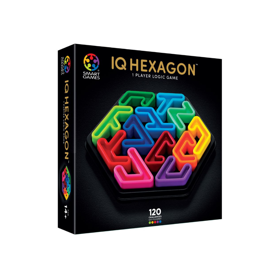 SmartGames - IQ Deluxe - Hexagon - hjernevrider og iq spil - solospil (1)