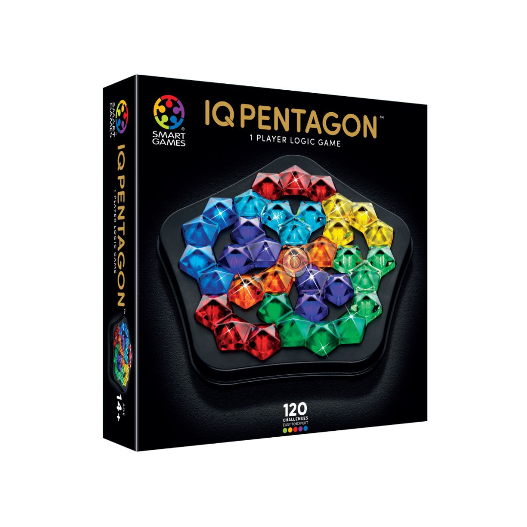 SmartGames IQ Deluxe - Pentagon - hjernevrider og iq spil - solospil (1)