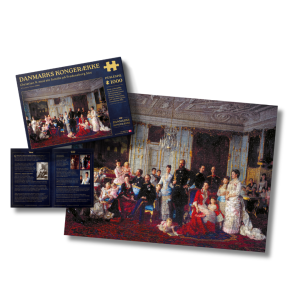 Puslespil 1000 brikker - Christian 9. med sin familie på Fredensborg Slot (2)