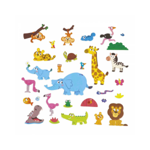 Janod Magnetbog African Animals - magnetboeger - ferieunderholdning - kor selv ferie