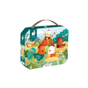 Puslespil med Gaardens Dyr 20 brikker - puslespil til boern - boernespil (1)