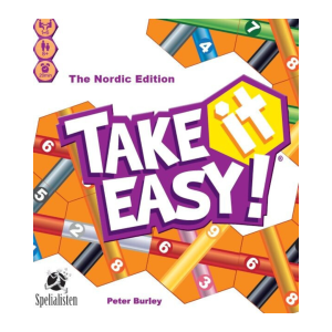 Take it Easy! - familiespil - strategispil - taktikspil - selskabsspil - partyspil - festspil - hurtigespil - klassiskere - spil til mange spillere - abstrakte spil