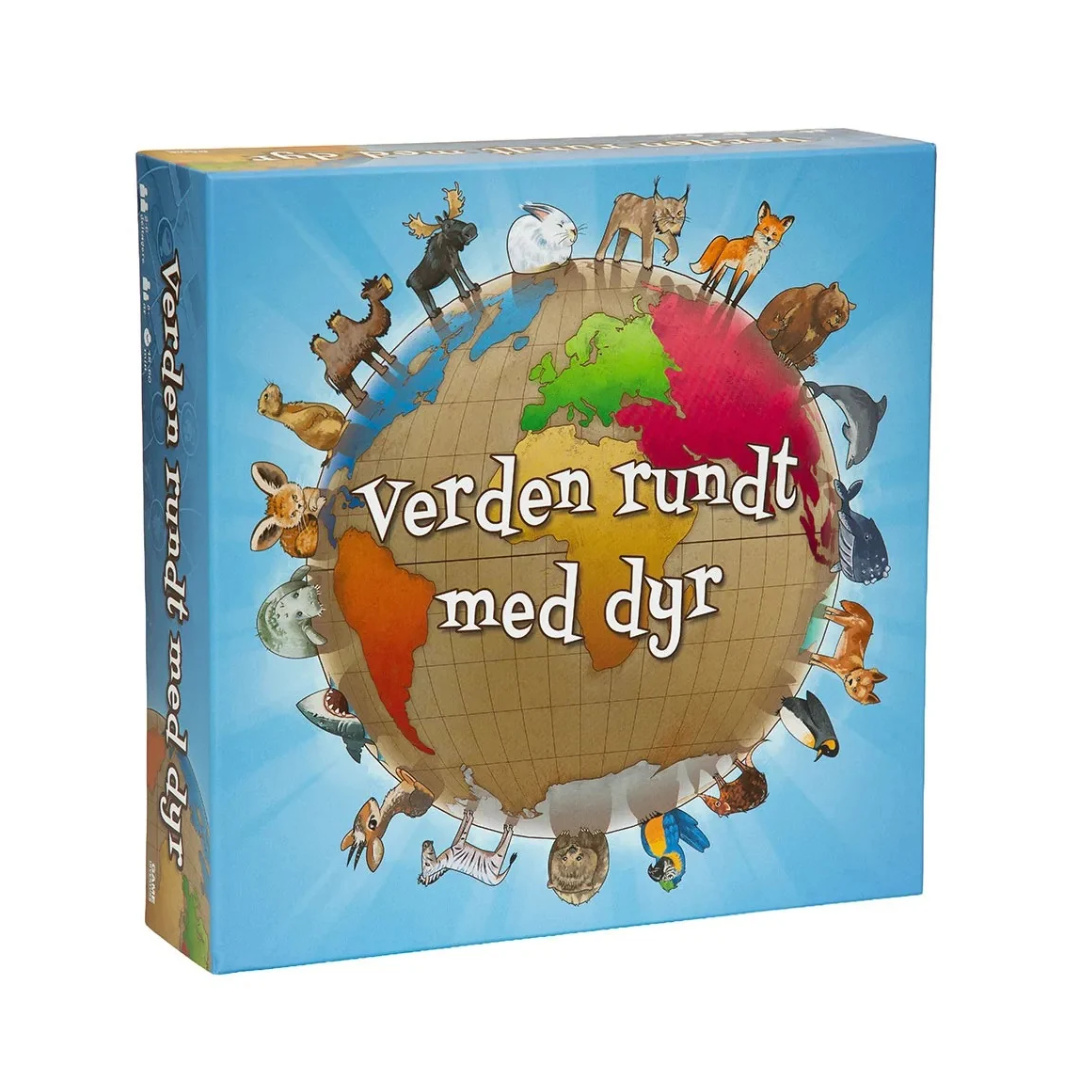 Verden rundt med dyr quizspil - familiespil - lad os spille (1)